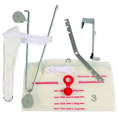 DMI polea y cuerda enfocadas para tracción cervical controlada