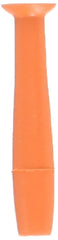 DMV aplicador frontal naranja mostrando el aplicador y el tubo protector, solución práctica