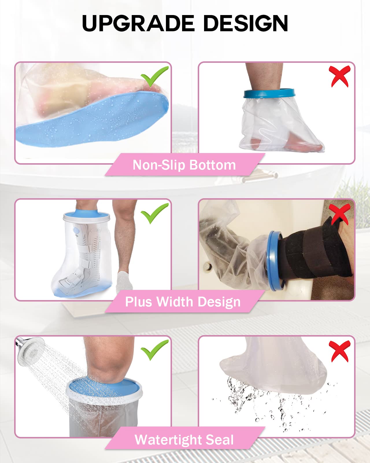 DNEOUXI textura del material médico suave y resistente al agua