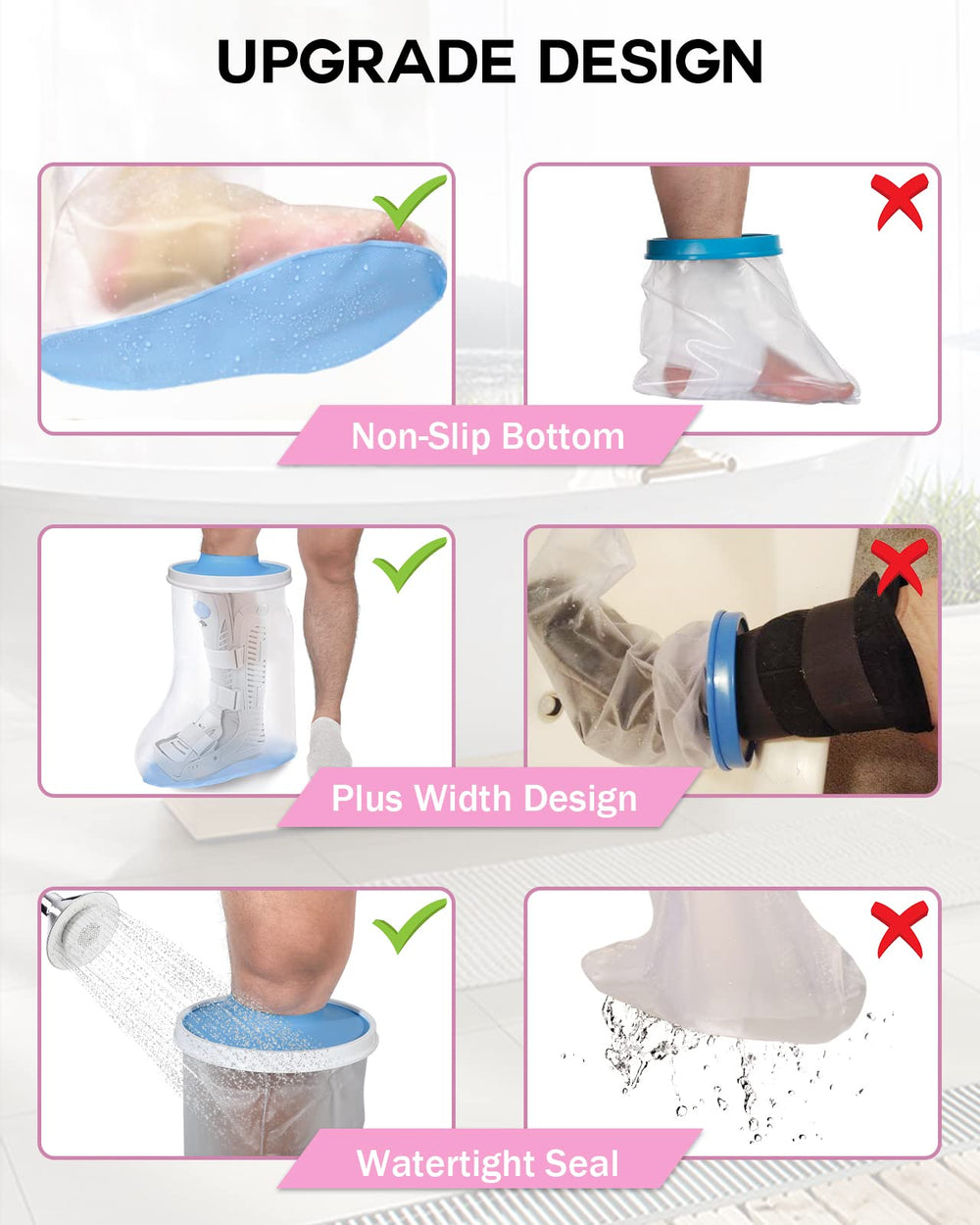 DNEOUXI textura del material médico suave y resistente al agua