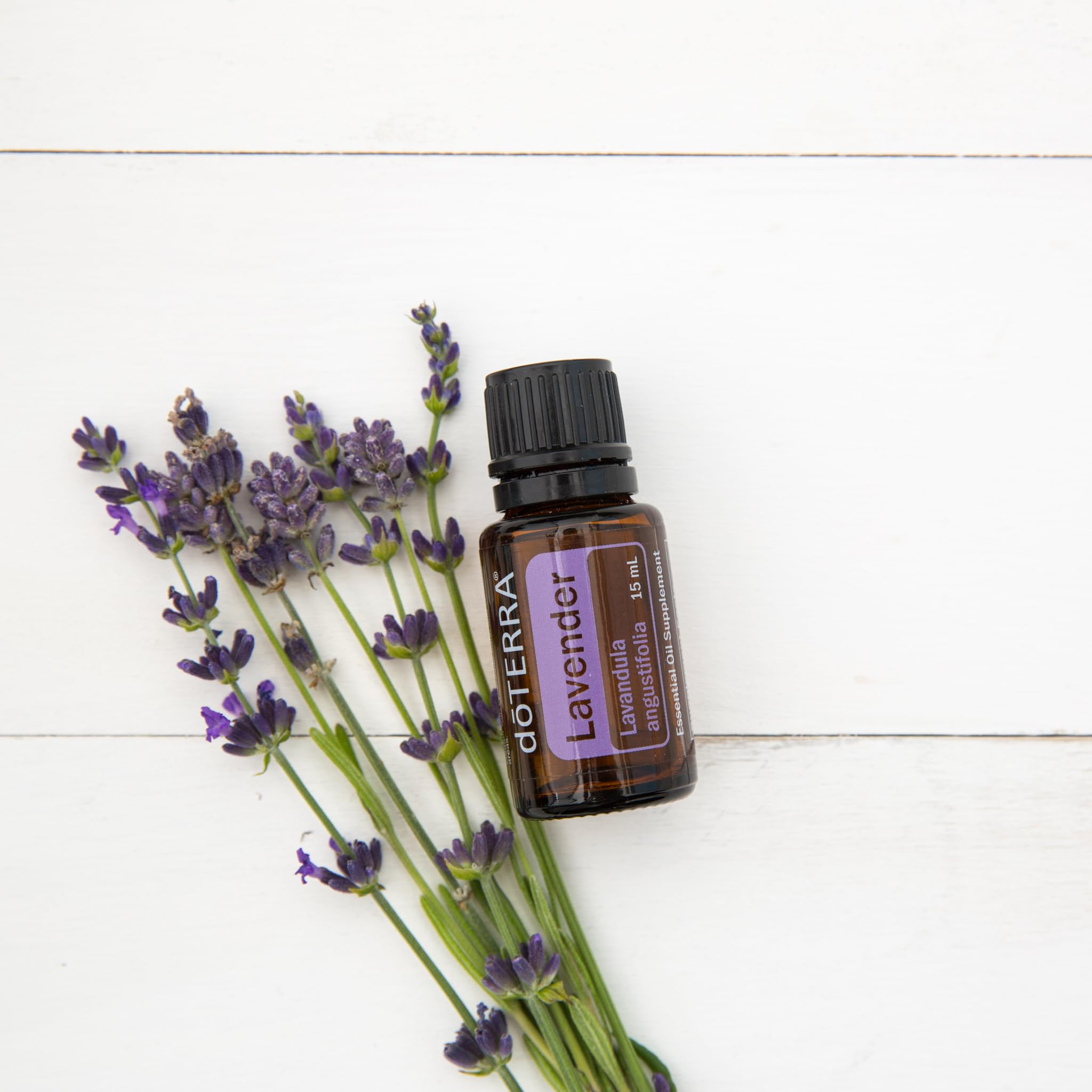 doTERRA botella junto a un difusor creando ambiente relajante