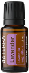 doTERRA frasco frontal mostrando etiquetado y tamaño práctico