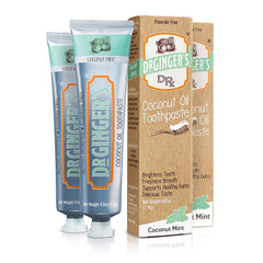 Doctor Ginger's frente del empaque mostrando el diseño y beneficio limpieza natural