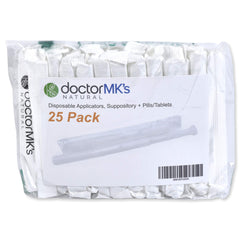 Doctor MK's aplicador frontal muestra 25 unidades, higiene mejorada
