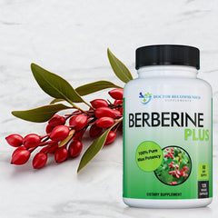 DOCTOR RECOMMENDED SUPPLEMENTS etiqueta con ingredientes y certificaciones visibles