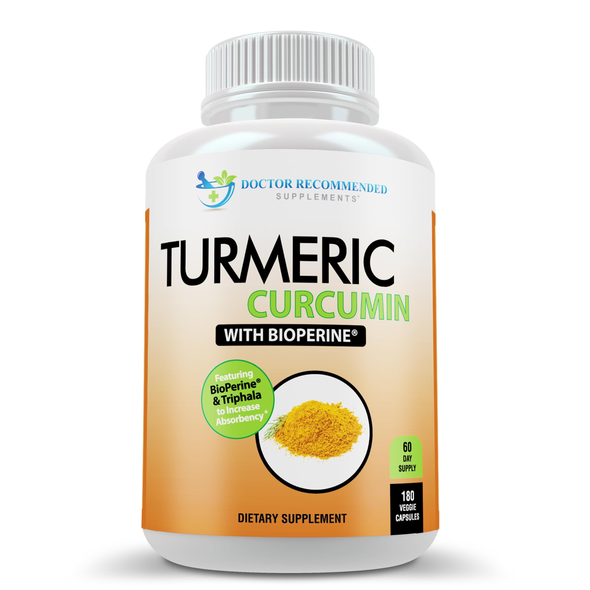 DOCTOR RECOMMENDED SUPPLEMENTS caja frontal mostrando diseño y cantidad