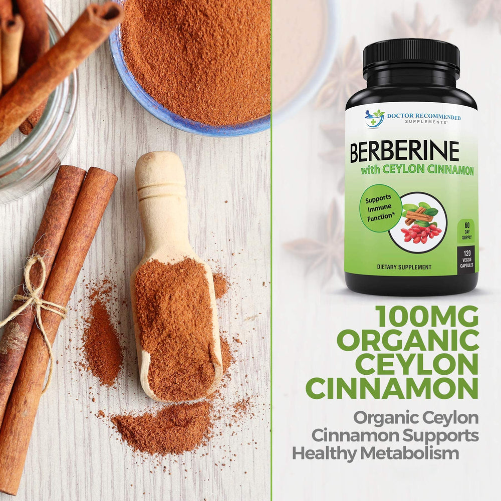 DOCTOR RECOMMENDED SUPPLEMENTS canela de Ceilán orgánica, origen Sri Lanka y pureza