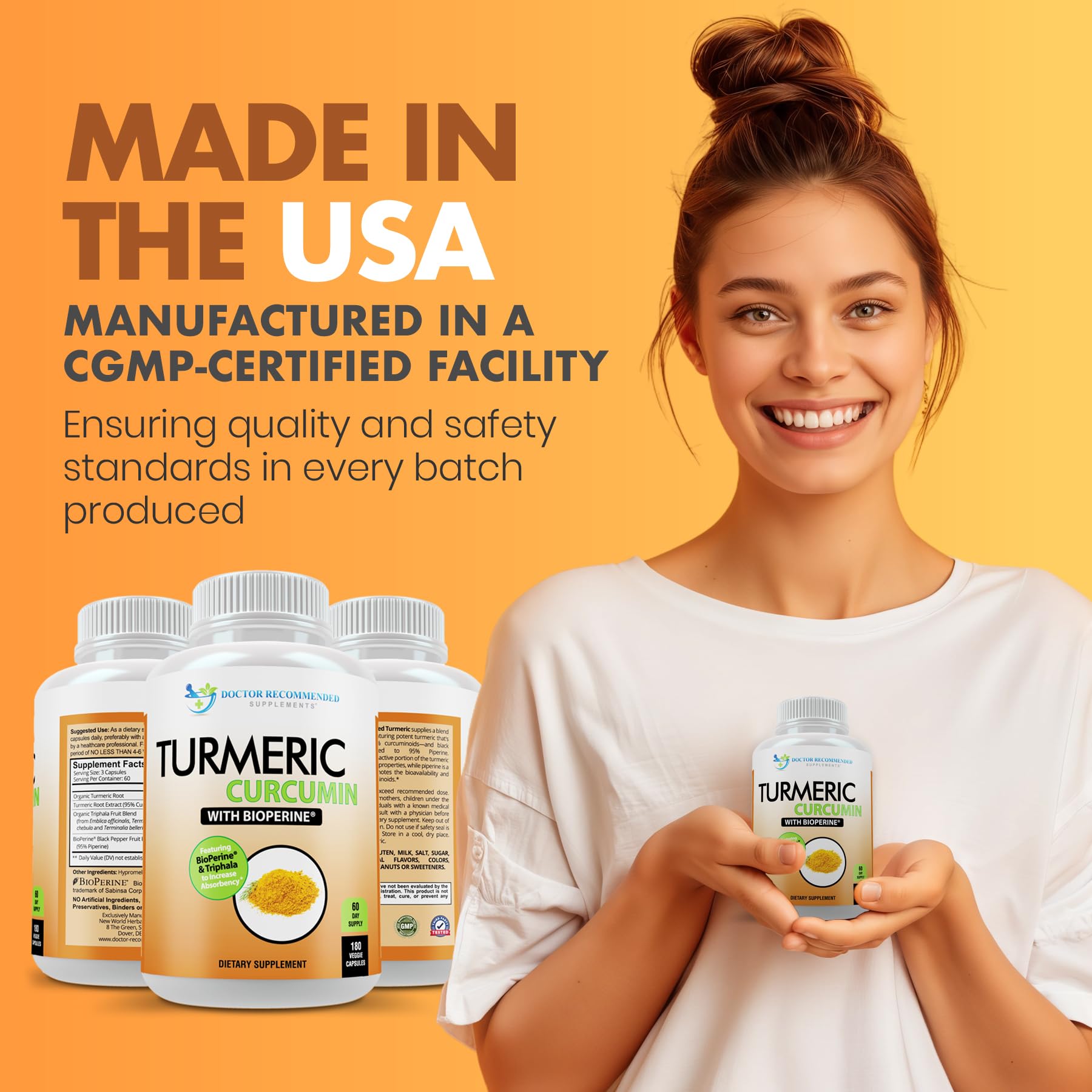 DOCTOR RECOMMENDED SUPPLEMENTS enfoque en BioPerine y Triphala como mejora de absorción