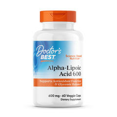 Doctor's BEST envase frontal que muestra 60 cápsulas y dosis clara