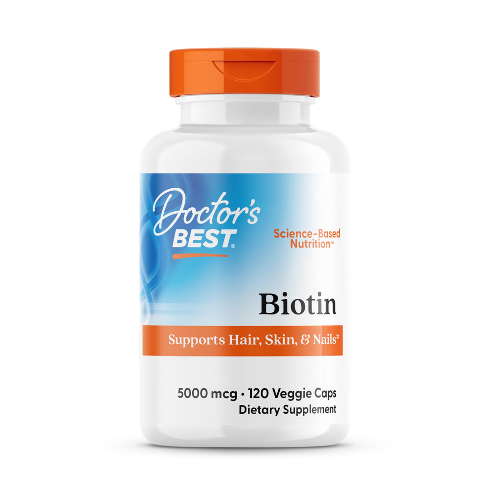 Doctor's BEST botella frontal mostrando etiqueta clara y beneficios