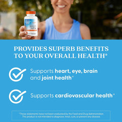 Doctor's BEST cápsulas en mano para comparar tamaño y dosificación