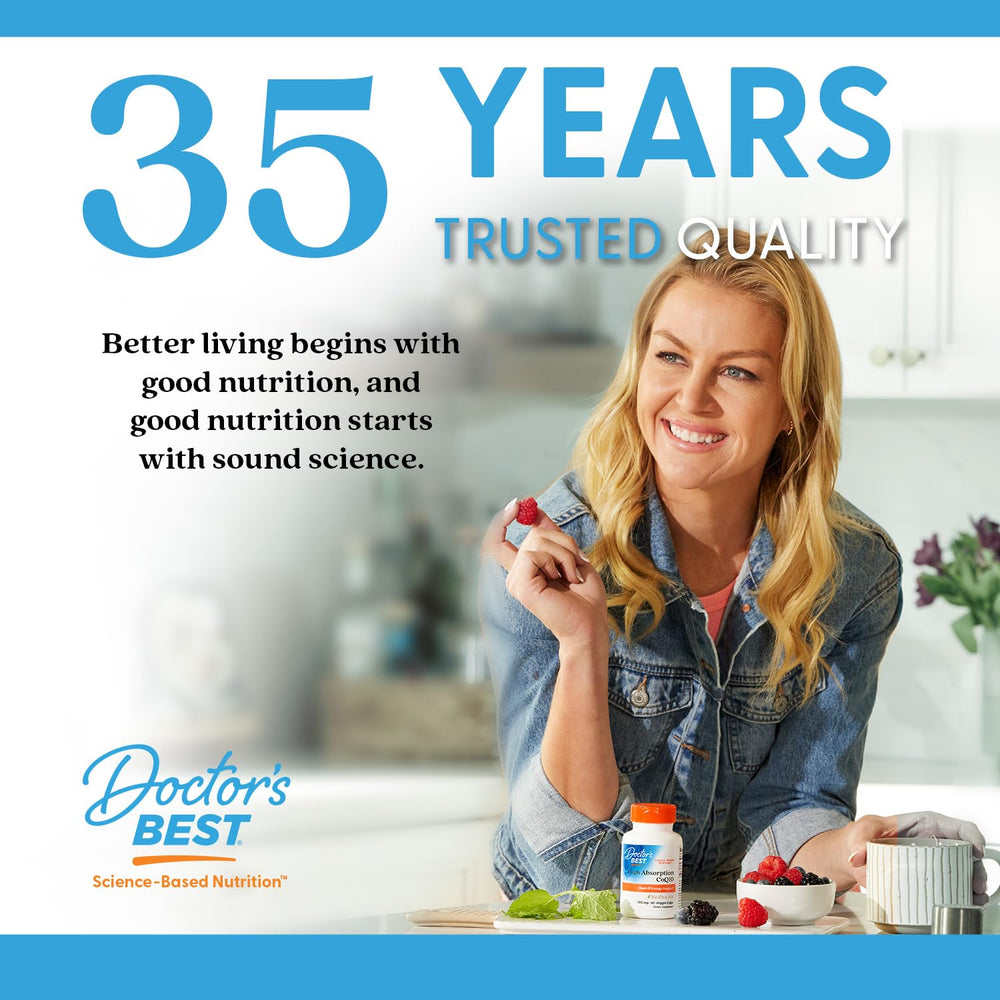 Doctor's BEST en ambiente de cocina que sugiere integración diaria saludable