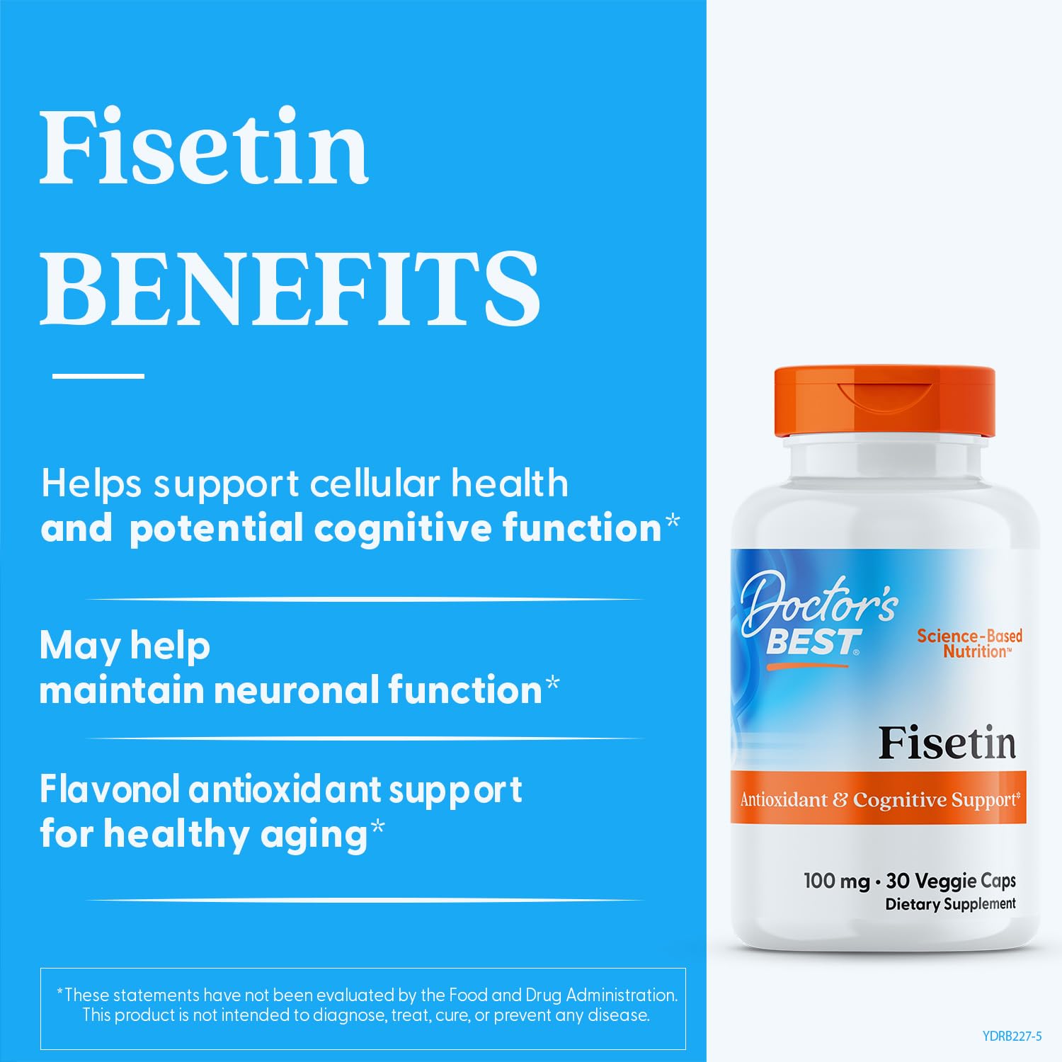Doctor's BEST cápsula vegana en mano para fácil ingestión y conveniencia