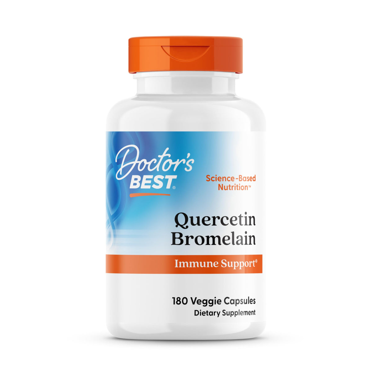 Doctor's BEST frasco frontal mostrando etiqueta y ventajas del suplemento