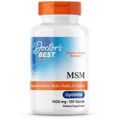 Doctor's BEST frente del empaque mostrando 120 tabletas y beneficios claros