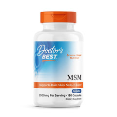 Doctor's BEST envase frontal mostrando 180 cápsulas y beneficios