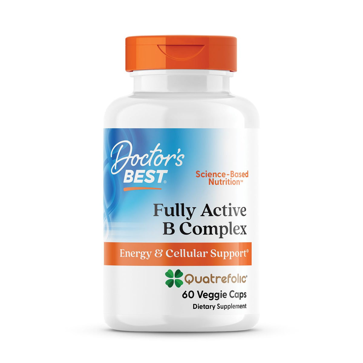 Doctor's BEST frente del envase mostrando la etiqueta y beneficios visibles