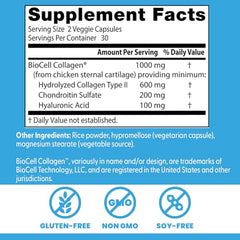 Doctor's Best Hyaluronic Acid with Chondroitin Sulfate capsules for daily use supporting skin moisture.