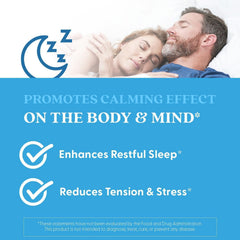 Doctor's BEST suplemento junto a una almohada, apoyo al descanso nocturno