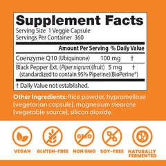 Doctor's BEST primer plano de cápsula vegetal resaltando pureza y composición