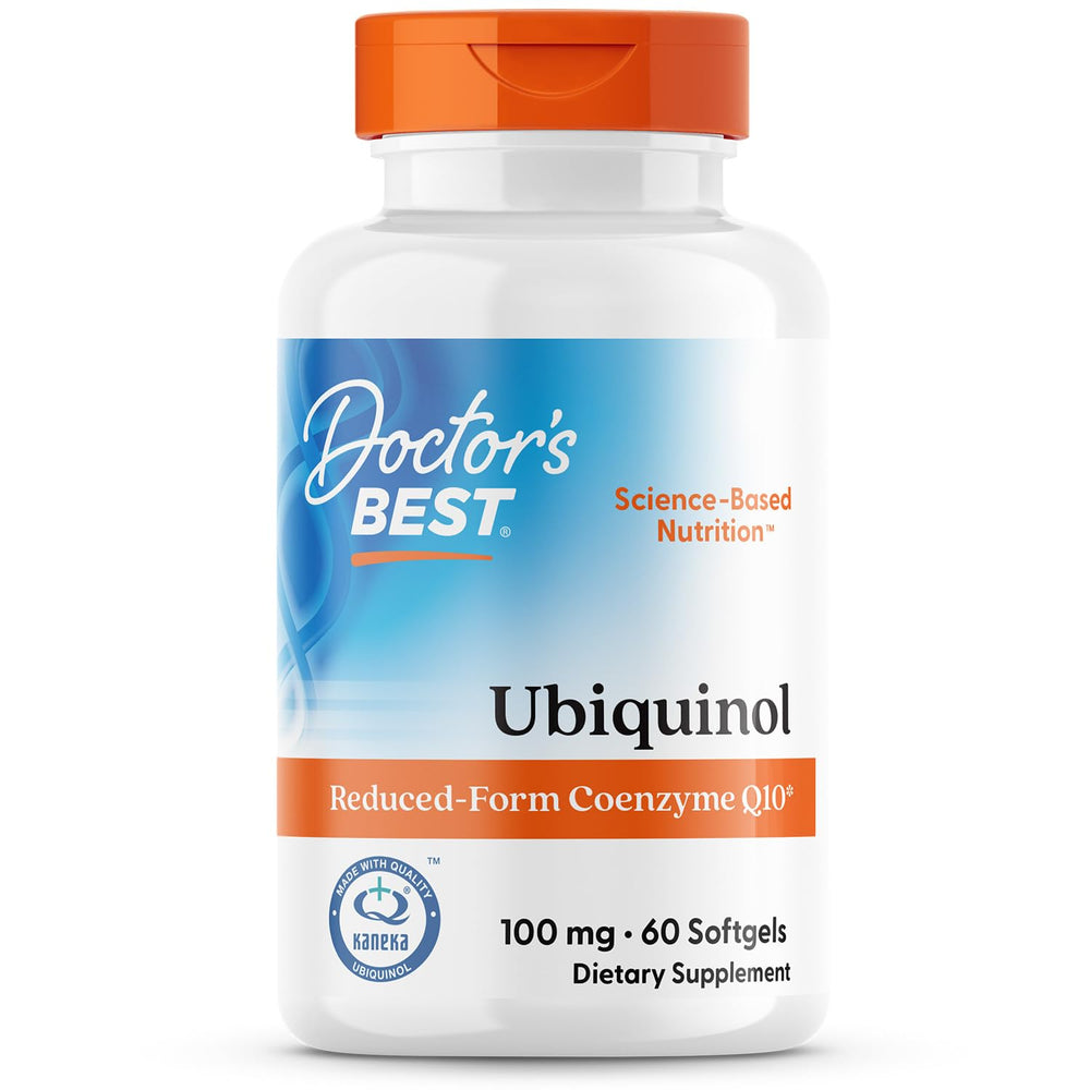 Doctor's BEST frente del empaque mostrando 60 softgels y beneficios claros