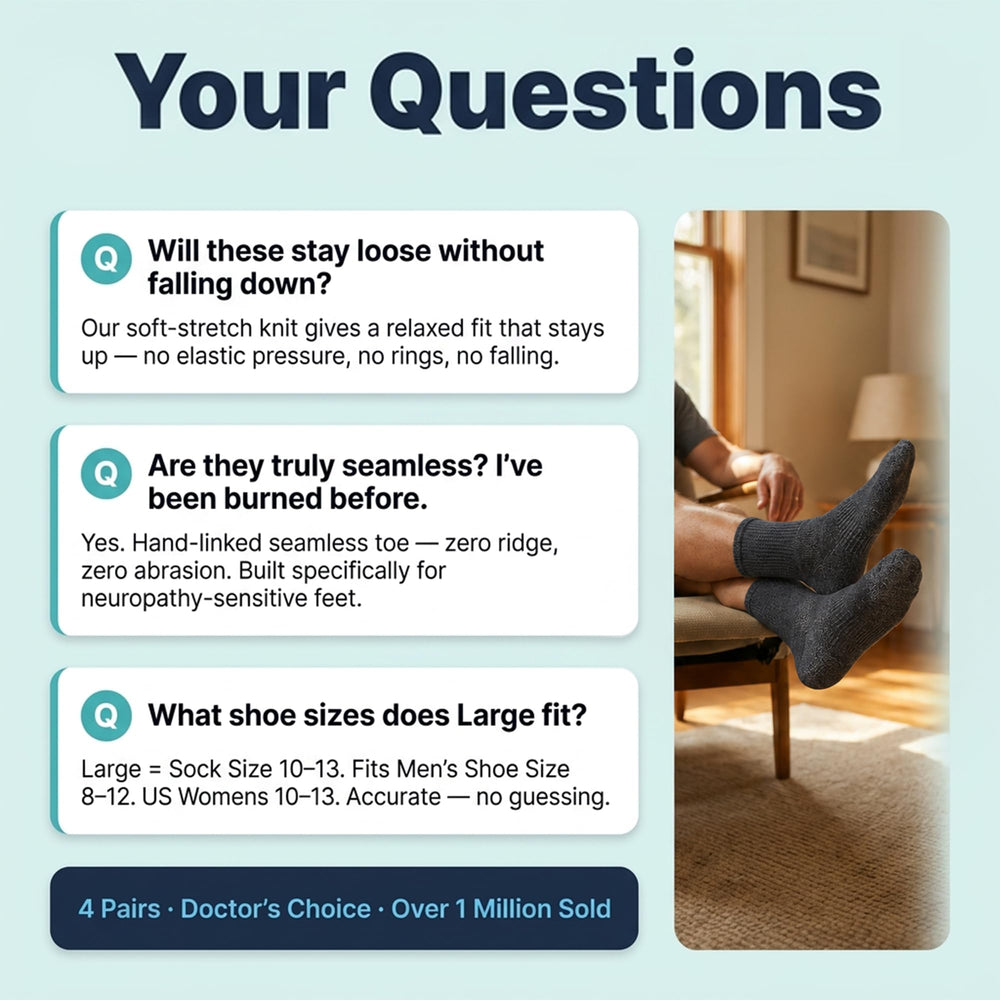 Doctor's Choice fibra técnica que absorbe humedad mantiene pies secos