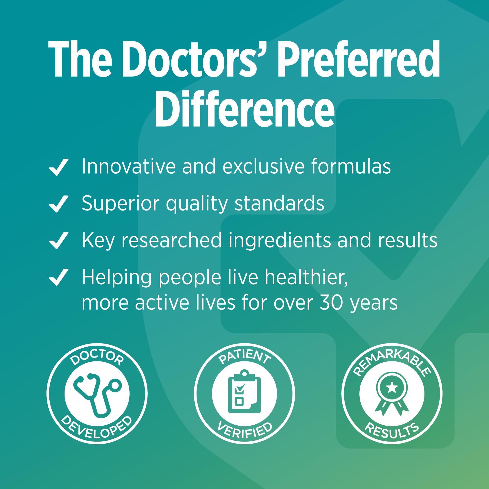DOCTORS' PREFERRED estilo de vida activo con soporte de energía
