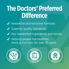 DOCTORS' PREFERRED estilo de vida activo con soporte de energía