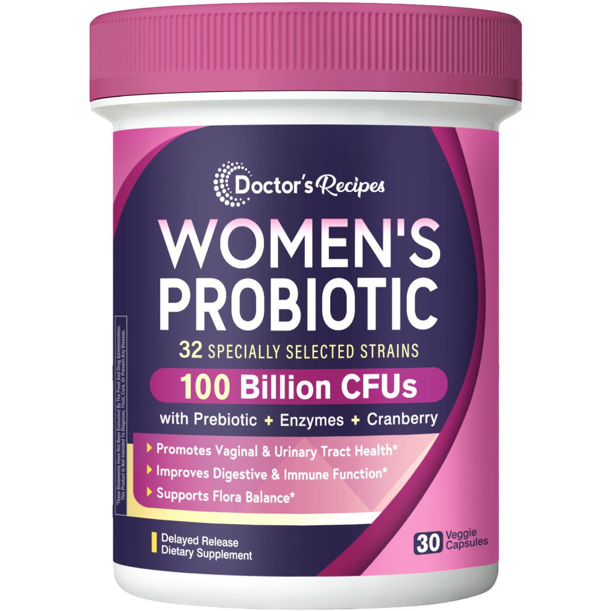 Doctor's Recipes envase frontal mostrando cantidad y beneficios