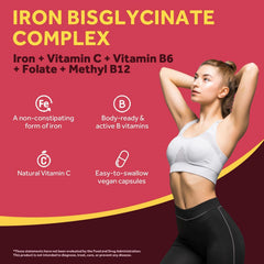 Doctor's Recipes etiqueta nutricional destacando hierro y vitaminas