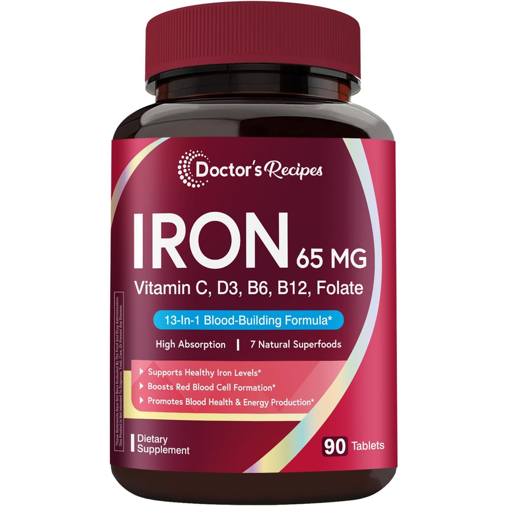 Doctor's Recipes envase frontal claro mostrando la etiqueta y beneficios