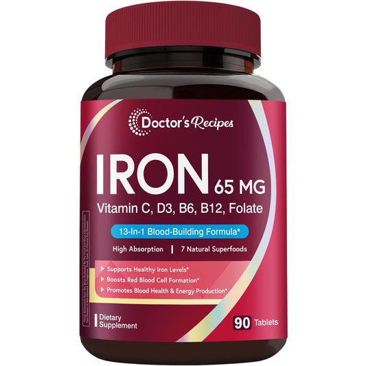 Doctor's Recipes envase frontal claro mostrando la etiqueta y beneficios