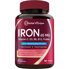 Doctor's Recipes envase frontal claro mostrando la etiqueta y beneficios