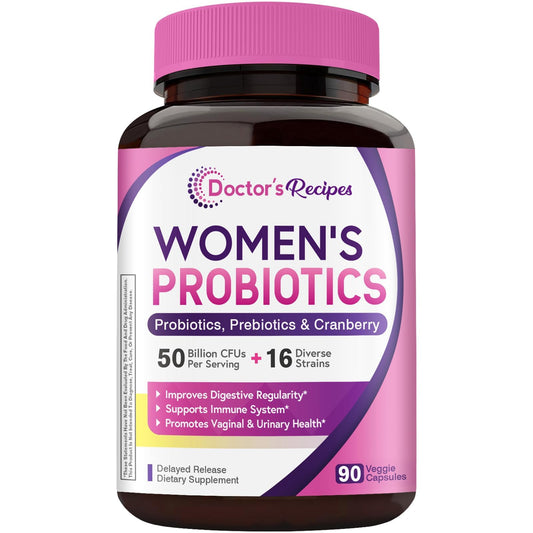 Doctor's Recipes vista frontal del empaque mostrando cantidad y beneficios