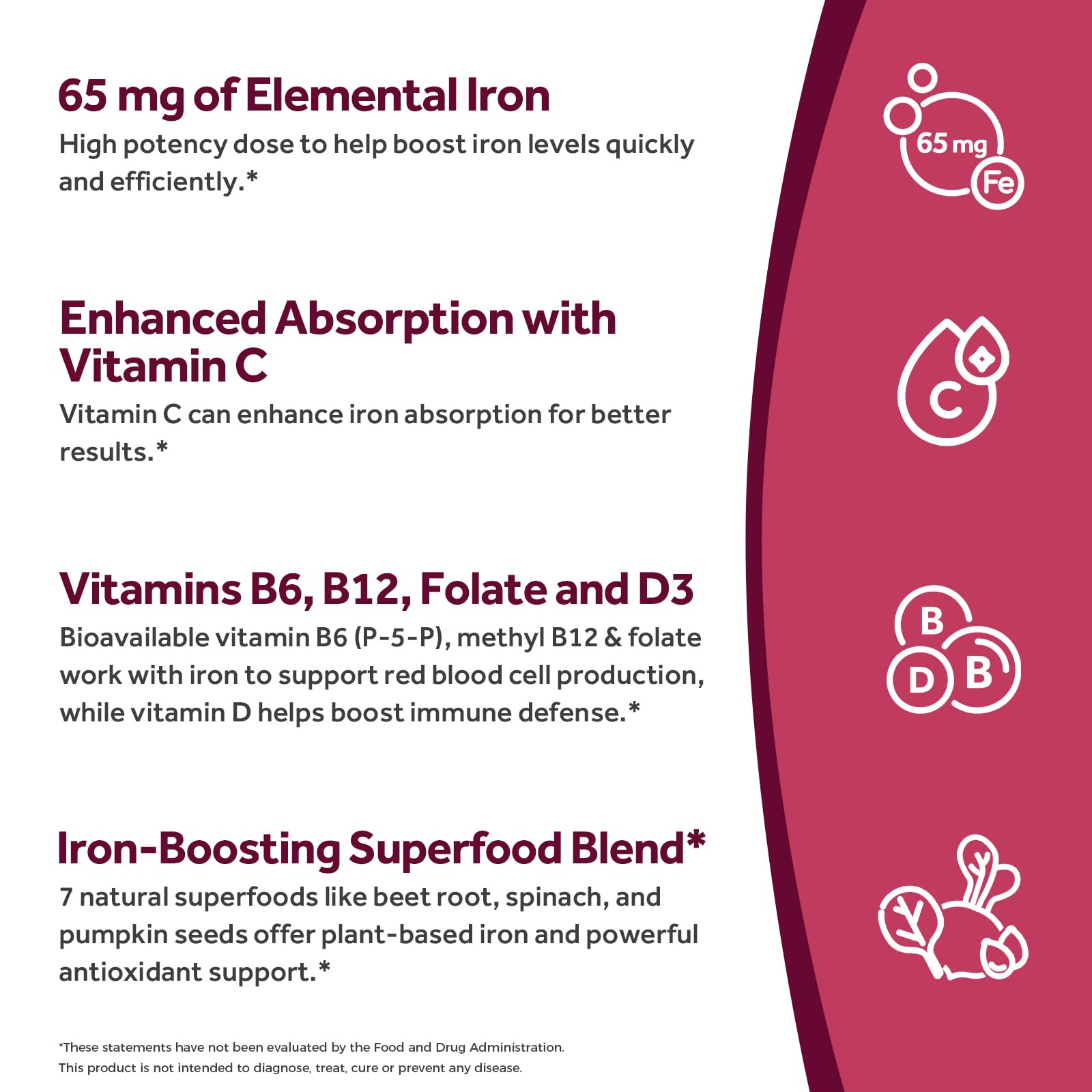 Doctor's Recipes ingredientes naturales remolacha y semillas energizantes