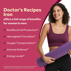 Doctor's Recipes primer plano de la tableta mostrando textura compacta