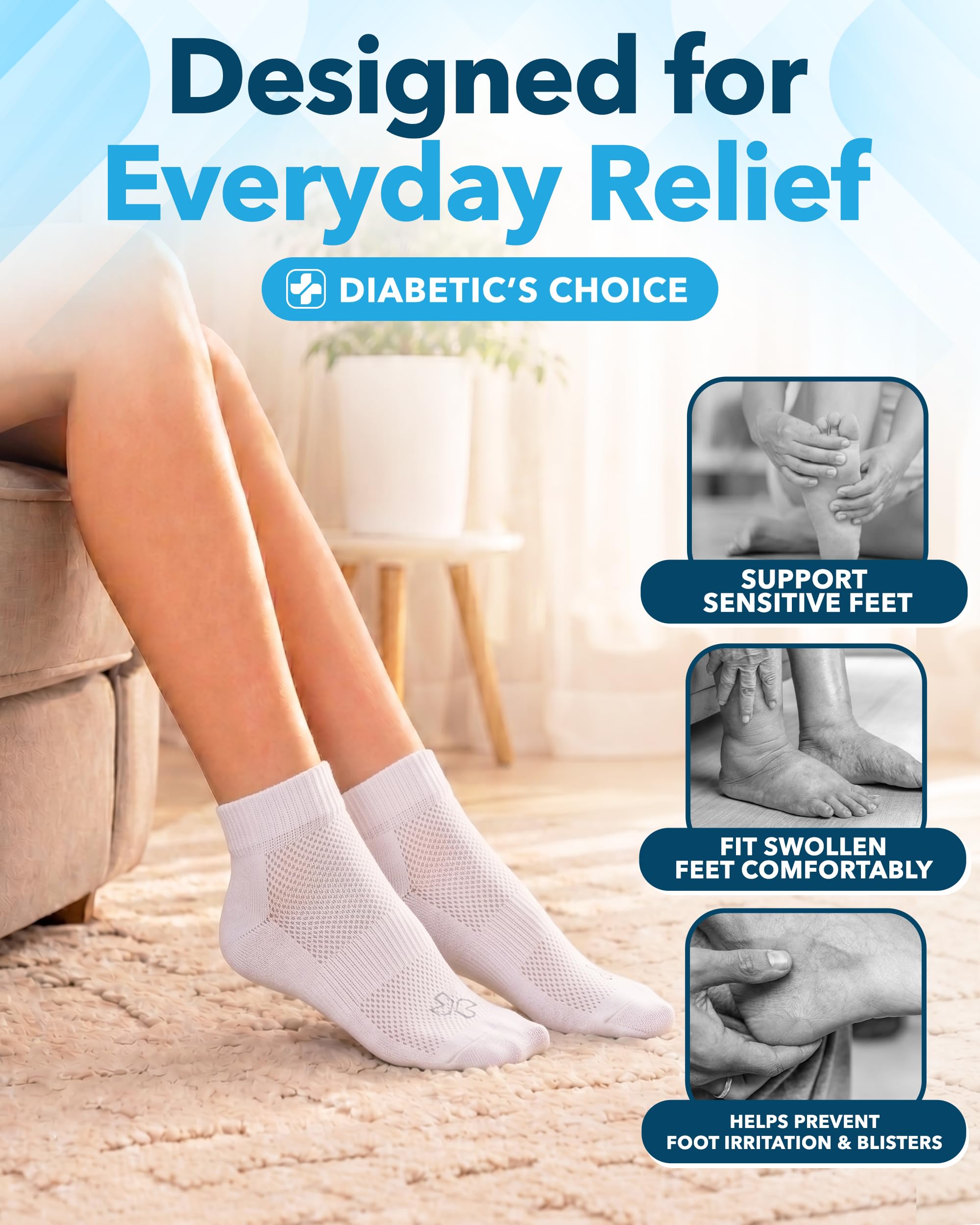 Doctor's Select detalle de la puntera plana que reduce irritación y fricción