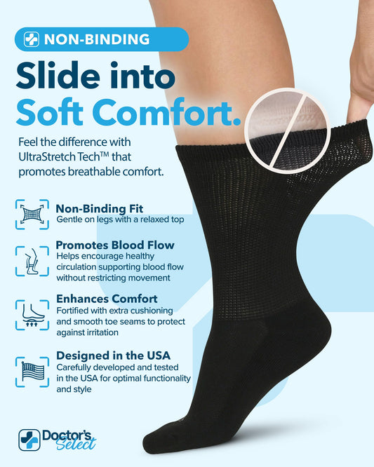 Doctor's Select detalle del tejido transpirable y control de humedad