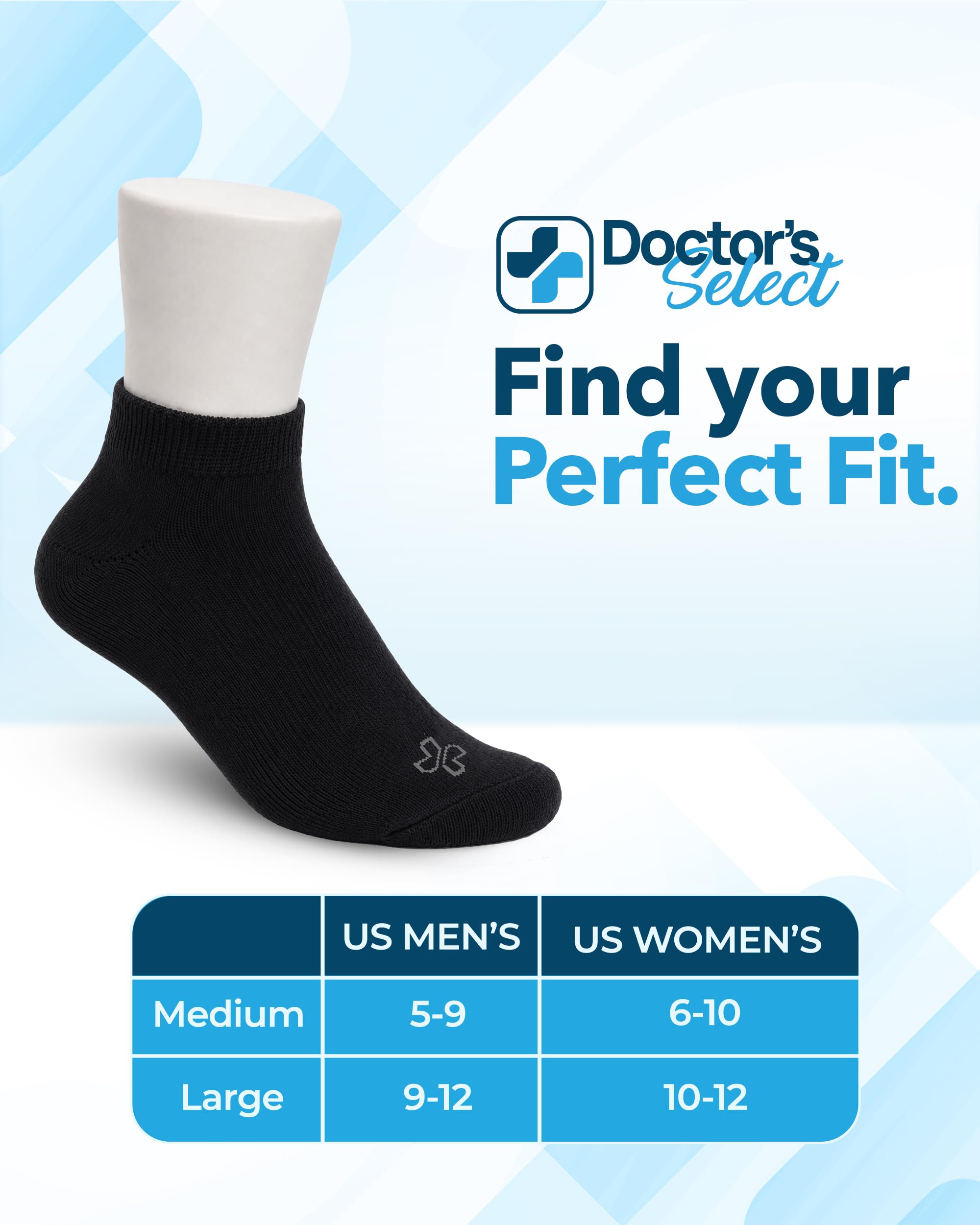 Doctor's Select look lifestyle con zapatos formales y tobillo descubierto, discreción y confort