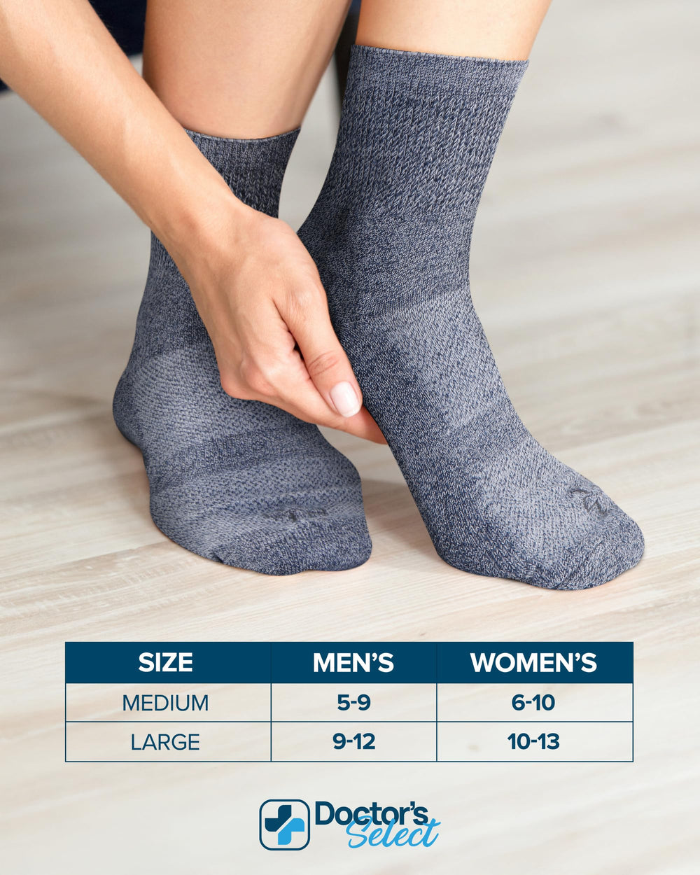 Doctor's Select los seis colores desplegados para combinar con calzado