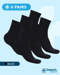 Doctor's Select calcetines puestos en pies, confort diario visible