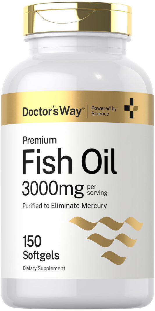 Doctor's Way frasco frontal del producto mostrando el tamaño y la marca para confianza