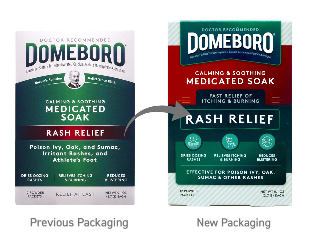 Domeboro sobre individual listo para disolver, portátil para cuidado puntual