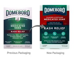 Domeboro sobre individual listo para disolver, portátil para cuidado puntual