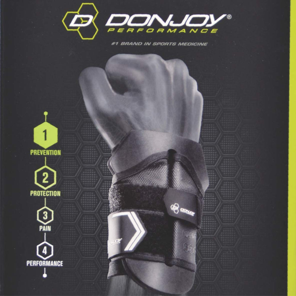 DonJoy Performance detalle de las correas dobles para mayor estabilidad