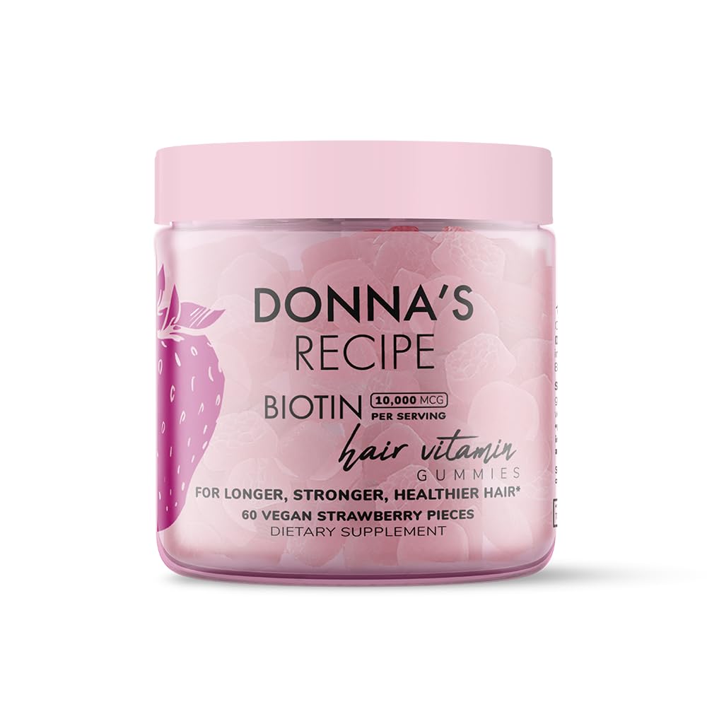 Donna's Recipe by Tabitha Brown frente del frasco mostrando etiqueta y beneficios