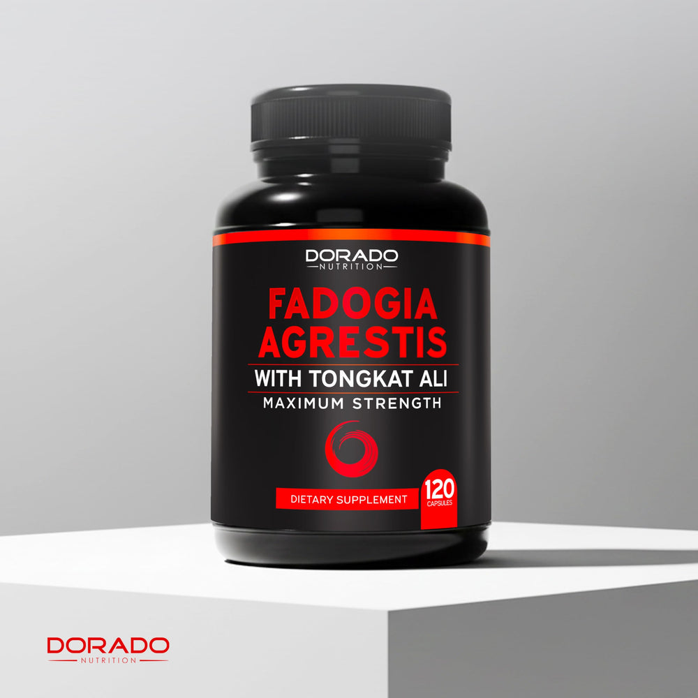 DORADO NUTRITION cápsulas en mano para comparar tamaño y dosificación práctica