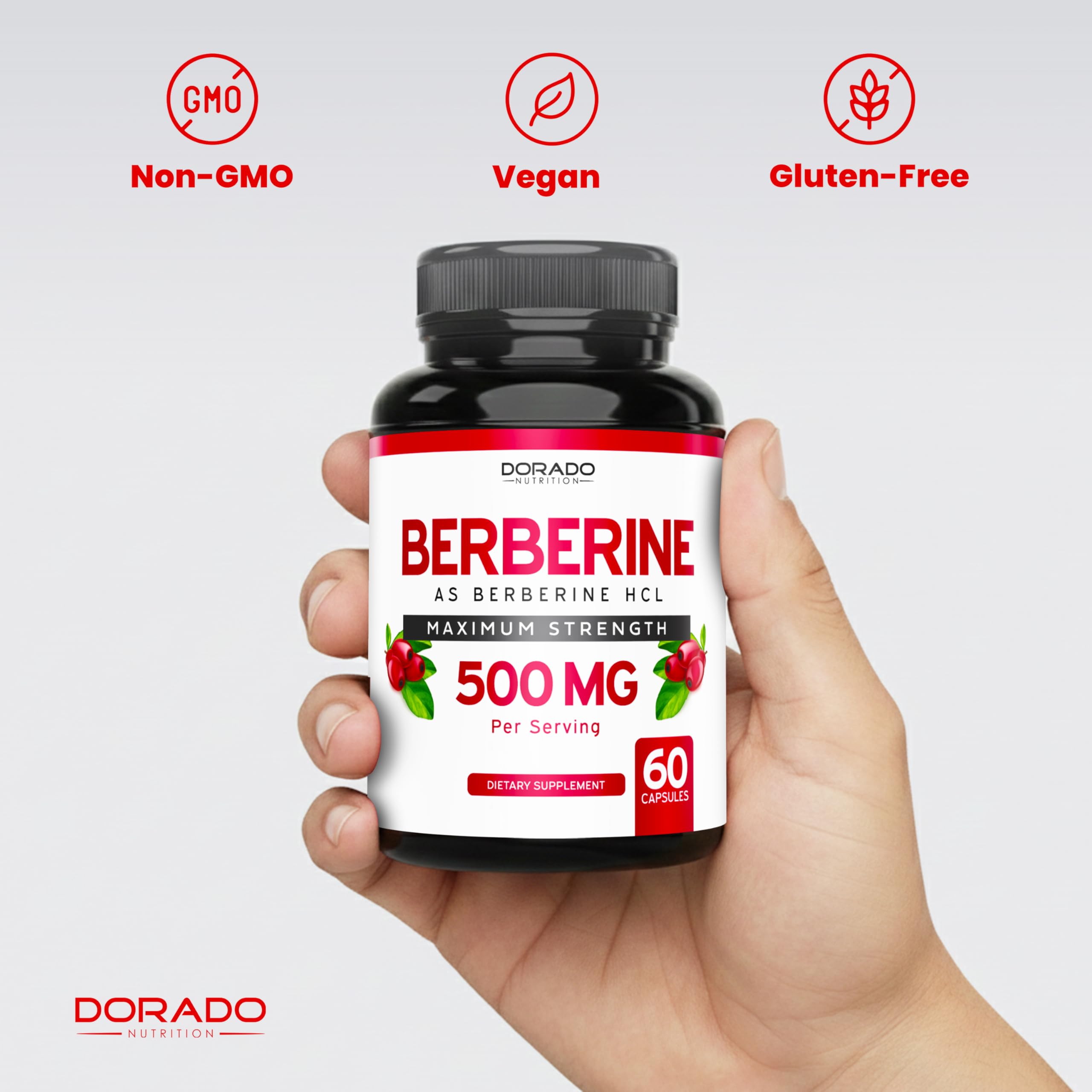 DORADO NUTRITION sello GMP en certificado resaltando control de calidad
