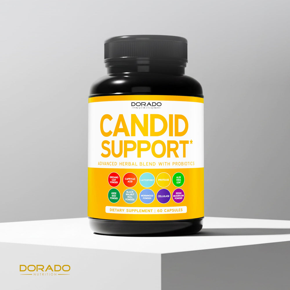 DORADO NUTRITION cápsula en mano para comparar tamaño y comodidad de uso