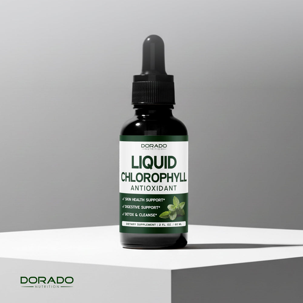 DORADO NUTRITION comparación de tamaño 60 ml que muestra portabilidad